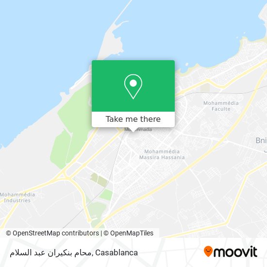 محام بنكيران عبد السلام map