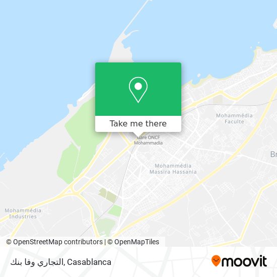 التجاري وفا بنك map