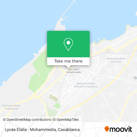 Lycée Elalia - Mohammedia map