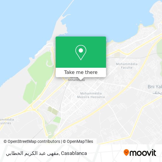 مقهى عبد الكريم الخطابي map