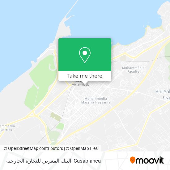 البنك المغربي للتجارة الخارجية map