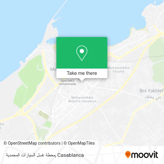 محطة غسل السيارات المحمدية plan