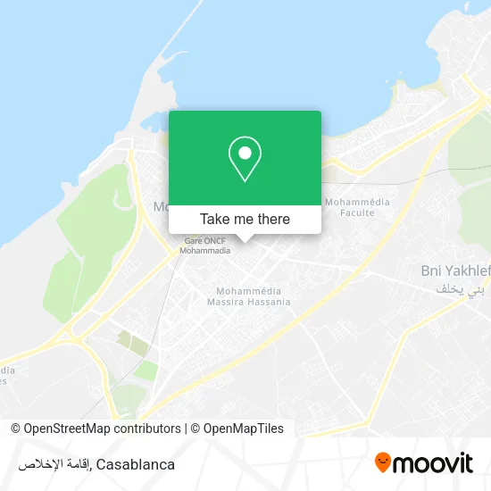 إقامة الإخلاص map