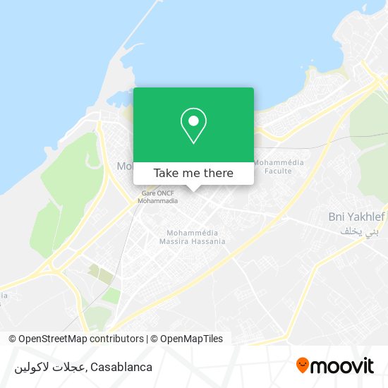 عجلات لاكولين map