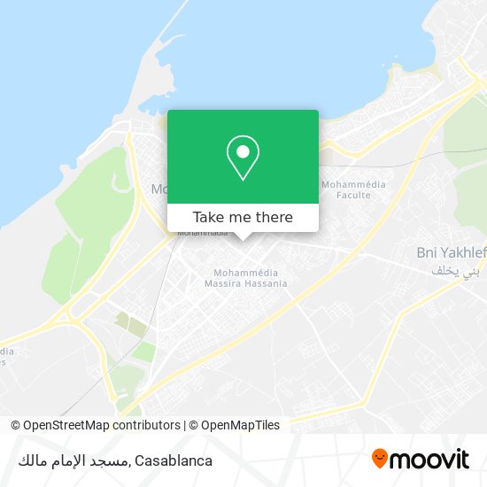 مسجد الإمام مالك map