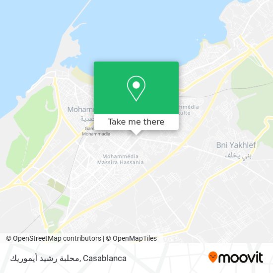 محلبة رشيد أيموريك map