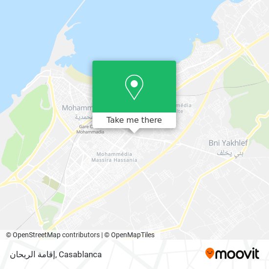 إقامة الريحان map