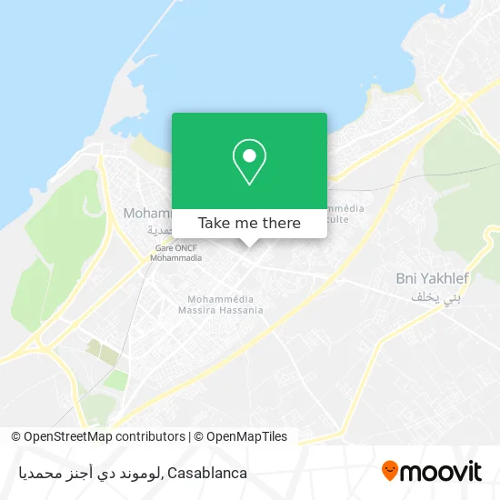 لوموند دي أجنز محمديا map