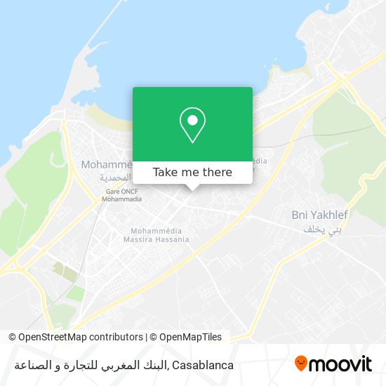 البنك المغربي للتجارة و الصناعة map