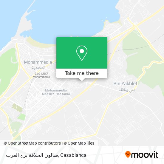 صالون الحلاقة برج العرب plan