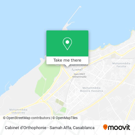 Cabinet d'Orthophonie - Samah Affa map