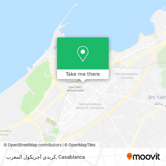 كريدي أجريكول المغرب map
