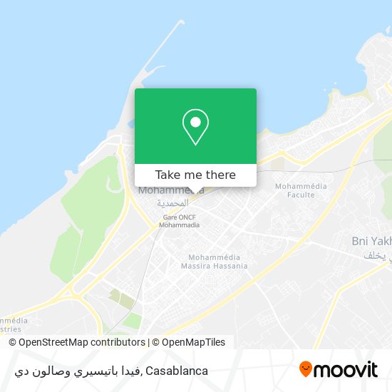 فيدا باتيسيري وصالون دي map