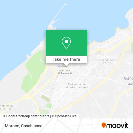 Moroco map