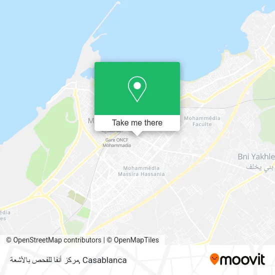 مركز أنفا للفحص بالأشعة plan