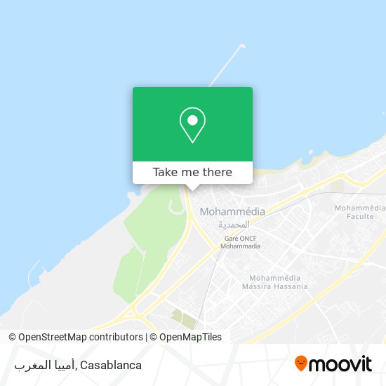 أمييا المغرب map