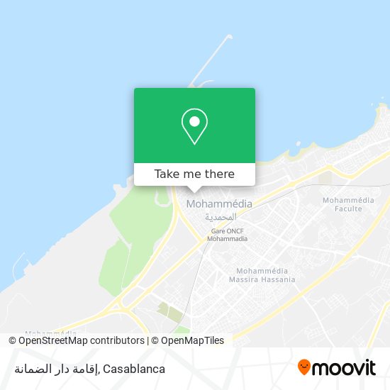 إقامة دار الضمانة map