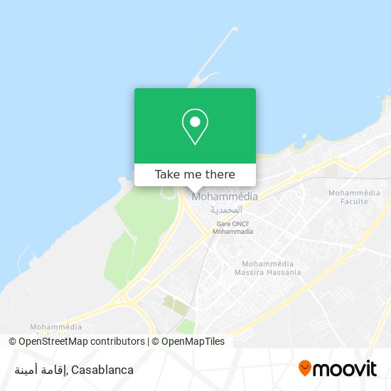 إقامة أمينة map