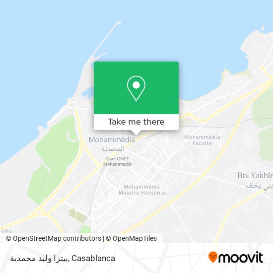 بيتزا وليد محمدية map