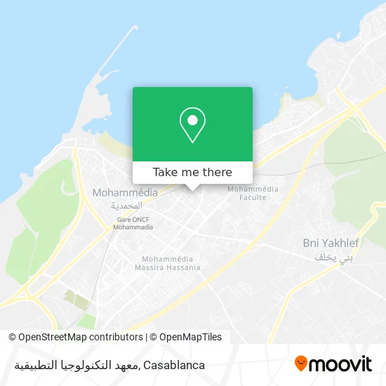معهد التكنولوجيا التطبيقية map