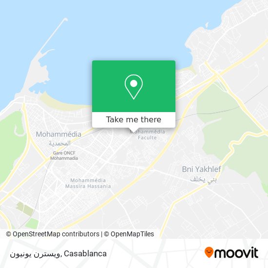 ويسترن يونيون map