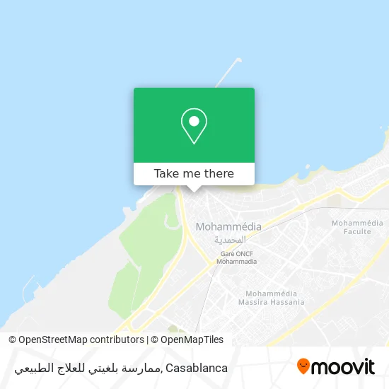 ممارسة بلغيتي للعلاج الطبيعي map
