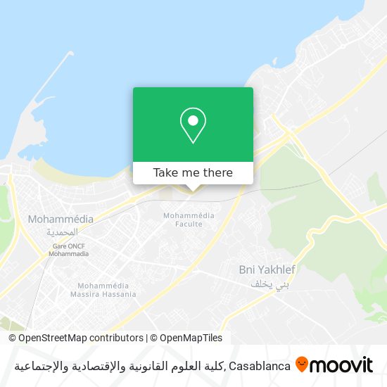 كلية العلوم القانونية والإقتصادية والإجتماعية map