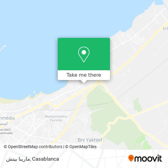 مارينا بيتش map