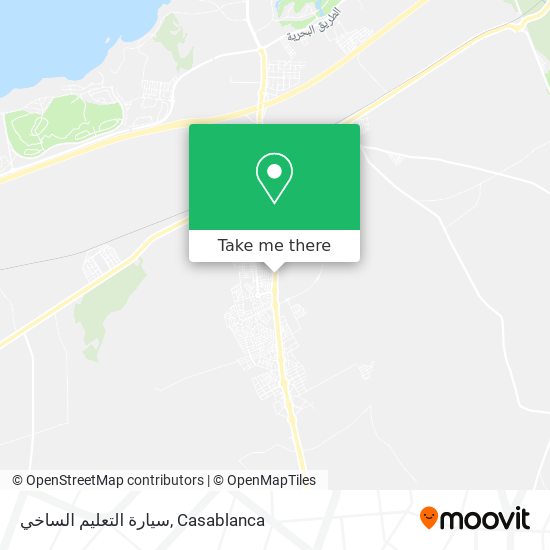 سيارة التعليم الساخي map