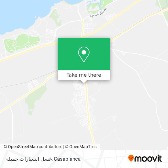 غسل السيارات جميلة map