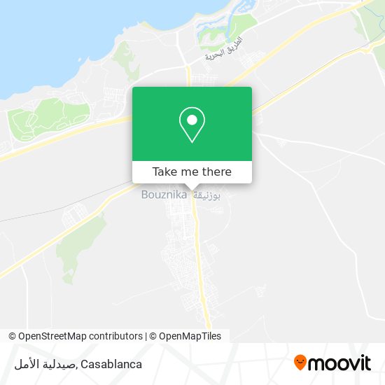 صيدلية الأمل map