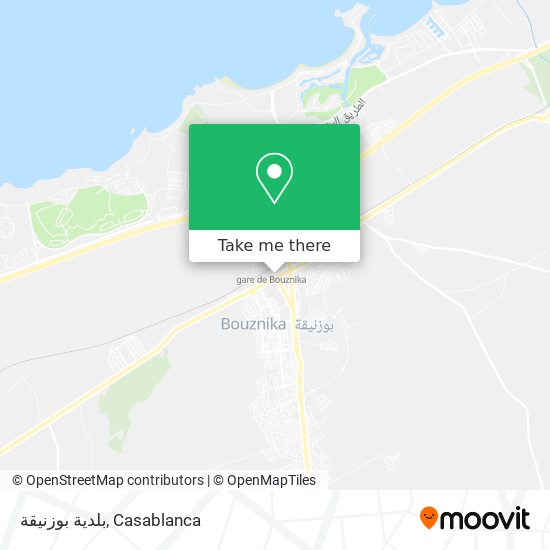 بلدية بوزنيقة map