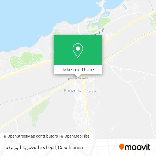 الجماعة الحضرية لبوزنيقة map