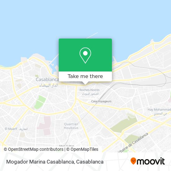 Mogador Marina Casablanca map