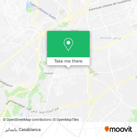 بانيدايز map