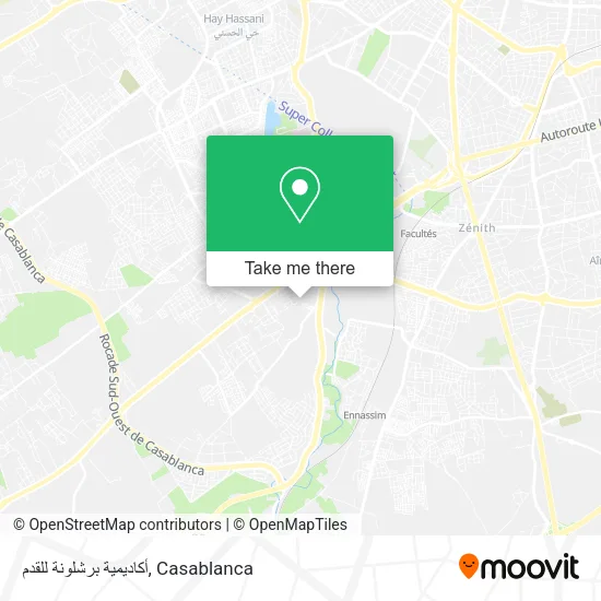 أكاديمية برشلونة للقدم map