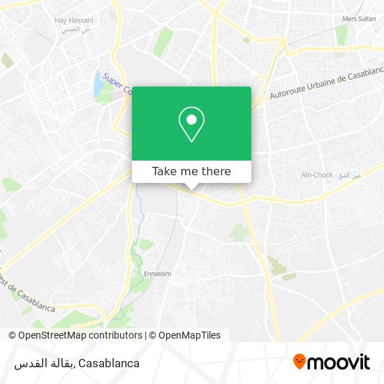 بقالة القدس map