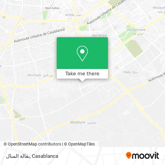 بقالة المنال map