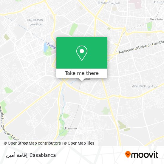 إقامة أمين map