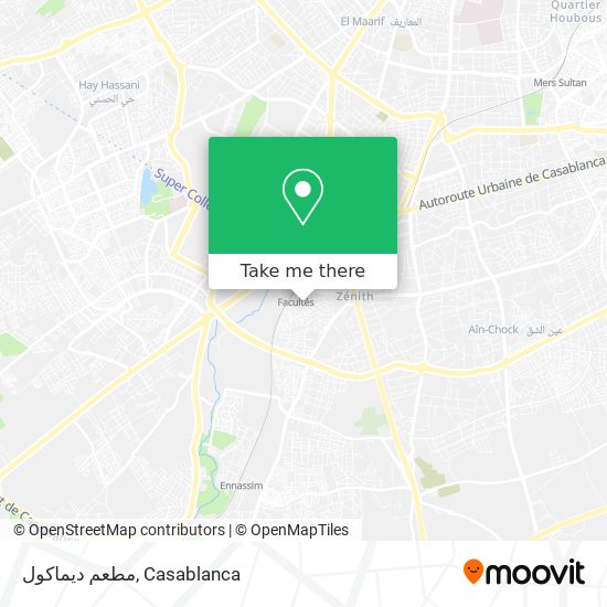 مطعم ديماكول map