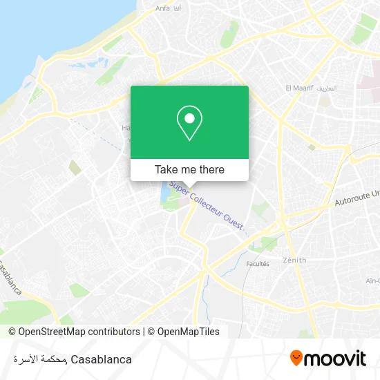 محكمة الأسرة map