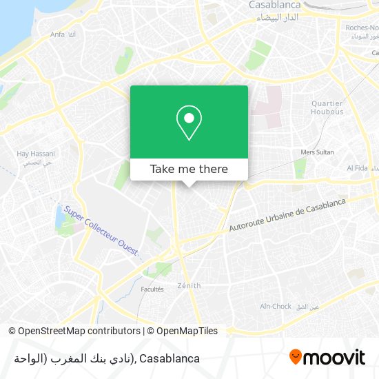 نادي بنك المغرب (الواحة) map