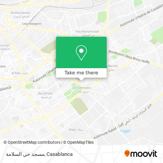 مسجد حي السلامة map