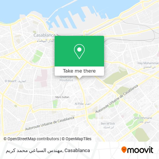 مهندس السباعي محمد كريم map