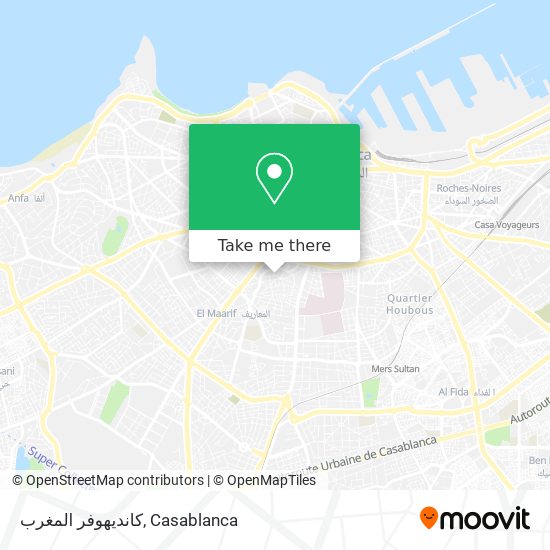 كانديهوفر المغرب map