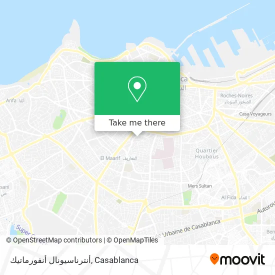 أنترناسيونال أنفورماتيك map