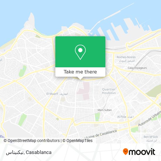 تيكنيتاس map