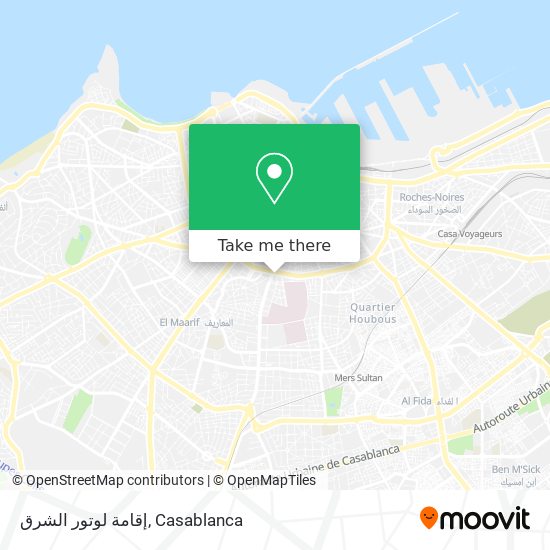 إقامة لوتور الشرق map