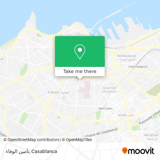 تأمين الوفاء map