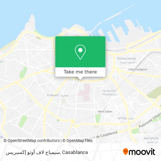 سيمباج لاف أوتو إكسبريس map
